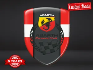 Fiat Abarth Pegatina Puerta Automática Resistente Limitada Alta Calidad